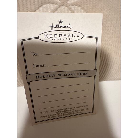 I Love Lucy Hallmark Dolls of the World ornament Lucille Ball Ricky Ricardo Vtg - Picture 7 of 8